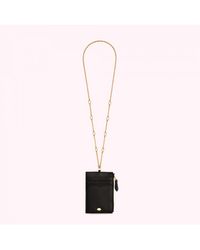 Lulu Guinness - Leather Temple Lanyard - Lyst