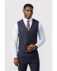 Ted Baker - Single Breasted Five Button V-Neck Tailored Suit Waistcoat - Lyst