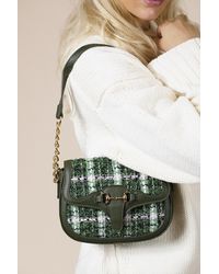SVNX - Knit Check Shoulder Bag - Lyst