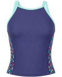 Speedo - Astro Pop Racerback Tankini Swimsuit Nylon - Lyst