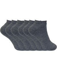 Sock Snob - 6 Pairs Ladies Cushioned Thermal Trainer Socks - Lyst