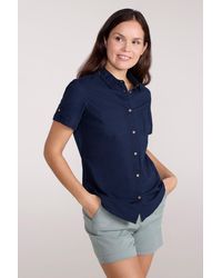 Mountain Warehouse - 'Coconut' Shirt Cotton Short Sleeve Breathable Everyday Top - Lyst