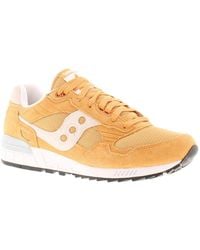 Saucony - Retro Trainers Shadow 500 Lace Up Mustard - Lyst