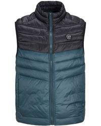 Jack & Jones - Sleeveless Zipper Gilet - Lyst
