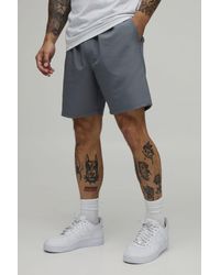 BoohooMAN - Slim Fit Elasticated Tech Shorts - Lyst