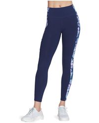 Skechers - Performance Gowalk Misty Floral Legging Nylon Sports Leggings - Lyst