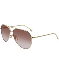 Victoria Beckham - Damen-Sonnenbrillen 62/13/140 Mm Metall - Lyst