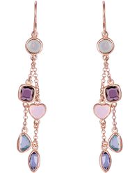 Orphelia - 'Bling' 925 Sterling Drop Earrings - Lyst