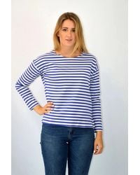 Secret Label - Breton Striped Sweatshirt Top - Lyst