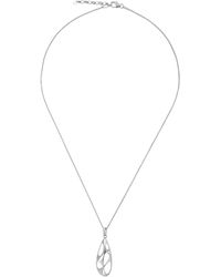 Orphelia - 'Ava' 925 Sterling Chain With Pendant - Lyst