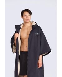 Mountain Warehouse - 'Misty' Fleece Lined Parka Waterproof Quick Dry Zip Up Hooded Surf Poncho - Lyst