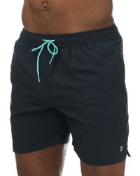 Farah - Owen Effen Zwemshort In Navy - Lyst