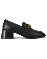 Kurt Geiger - Leather Kingsley Heel Loafer Loafers - Lyst