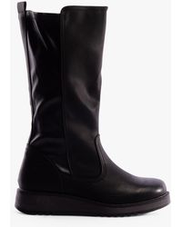 Heavenly Feet - Luna Tall Boots Faux Leather - Lyst