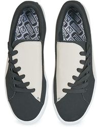 PUMA - Trainers Leather Lace Up Sneakers Ladies Slip On Party Shoes New - Lyst