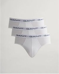 GANT - 3-pack Slip In Wit - Lyst