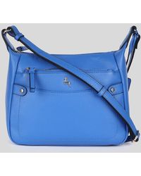 Ashwood Leather - 'Classico Napoli' Real Top Zip Crossbody Bag - Lyst
