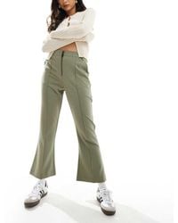 ASOS - Zip Front Kick Flare Tailored Trouser - Lyst