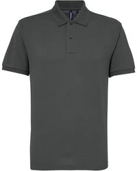 Asquith & Fox - Short Sleeve Performance Blend Polo Shirt - Lyst