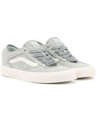 Vans - Rowley Classic Suede Grijze Sneakers - Lyst