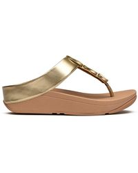 Fitflop - Halo Metallic Sandals - Lyst