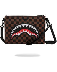 Sprayground - Check 2 Emboss Crossover Clutch - Lyst