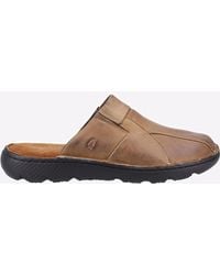 Hush Puppies - Carson Mule Leather Sandal - Lyst