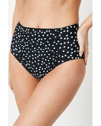 Gorgeous - Spot High Waist Bikini Bottom - Lyst