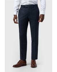 Alexandre Silver Label - Flat Fronted Regular Suit Trousers - Lyst