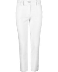 Conquista - Denim Style Cotton Pants - Lyst