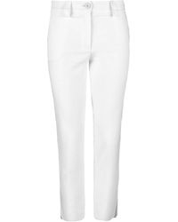 Conquista - Denim Style Cotton Pants - Lyst