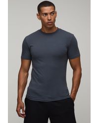 BoohooMAN - Essential Muscle Fit T-Shirt - Lyst