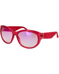 Guess - Pink Stainless Steel Sunglasses - Lyst