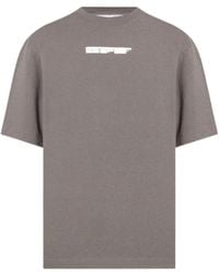 Off-White c/o Virgil Abloh - Teddy Arrow Logo Over Skate Fit Steel Iron T-Shirt - Lyst