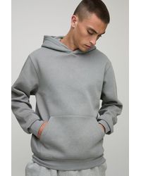 BoohooMAN - Basic Regular Fit Over The Head Hoodie - Lyst