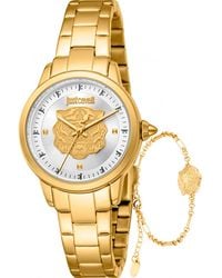 Just Cavalli - Jc1L334M0055 Ladies Dolce Watch And Bracelet Gift Set - Lyst