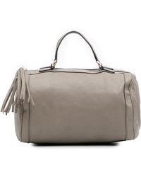 Gucci - Pre-Owned Medium Pebbled Calfskin Soho Boston Bag - Lyst