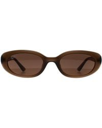 Ray-Ban - Oval Matte Opal Dark Rb4441D Bio Based - Lyst
