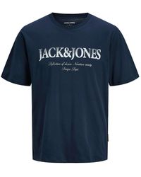 Jack & Jones - Logo Print T-Shirt Short Sleeve - Lyst
