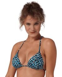 Sloggi - 10207642 Shore Koh Tachai Padded Bikini Top - Lyst