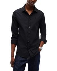 Tommy Hilfiger - Shirts Slim Fit Long Sleeve Casual Cotton Button Down Shirt - Lyst