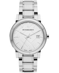 Burberry - Bu9000 Dial Stainless Steel Watch - Lyst