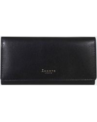 Assots London - 'Claire' Real Polished Vt Vintage Leather Flap Over Purse - Lyst
