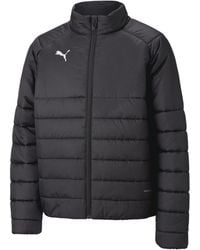 PUMA - Teamliga Insulated Zip Padded Puffer Jacket - Lyst