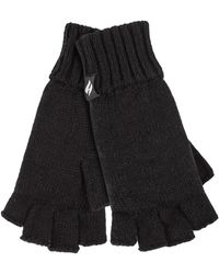 Heat Holders - Ladies Solid Knitted Fingerless Gloves - Lyst