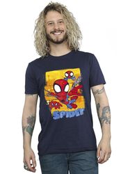 Marvel - Spidey And His Amazing Friends Flying T-Shirt Cotton - Lyst
