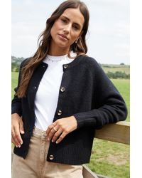 Threadbare - 'Boo' Button Up Knitted Cardigan - Lyst