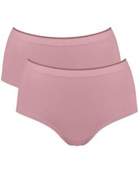 Sloggi - Go Sense High Waist Briefs (2 Pack) - Lyst