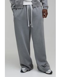 BoohooMAN - Tall Essential Washed Extreme Wide Leg Jogger - Lyst