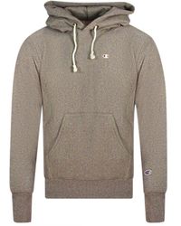 Champion - Small Chest Logo Hoodie Cotton - Lyst